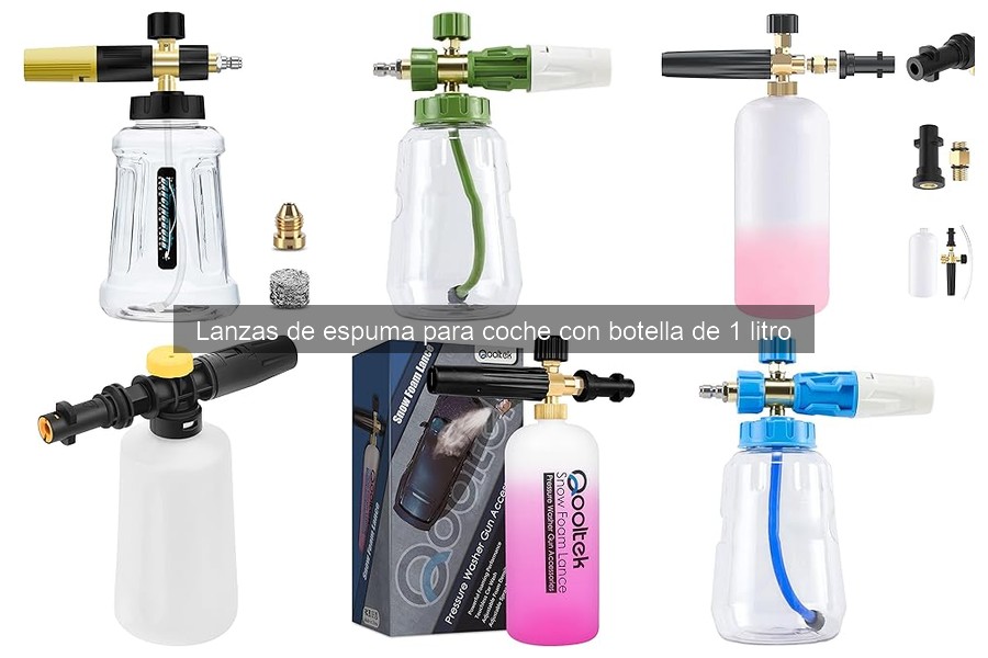 Comparativa: Lanzas de espuma vs. Limpiadoras a presión para coche