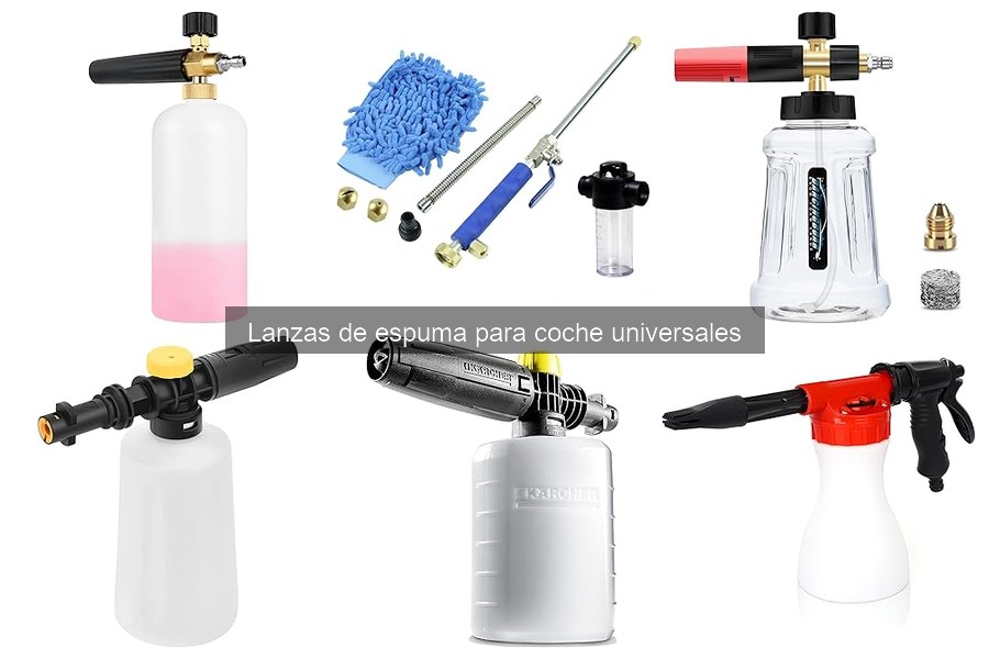 Comparativa: Lanzas de espuma vs. limpieza tradicional de coches