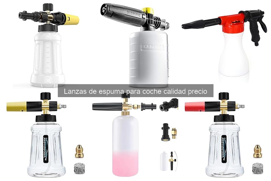 Comparativa: Lanzas de espuma vs métodos de lavado de coche