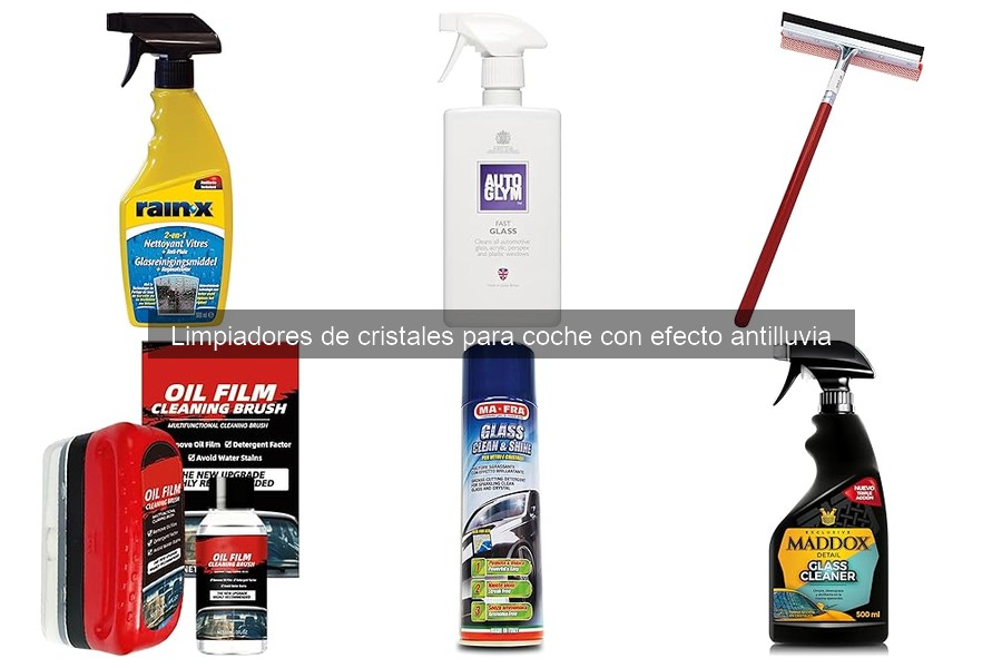 Comparativa: Limpiadores de cristales antilluvia vs. convencionales