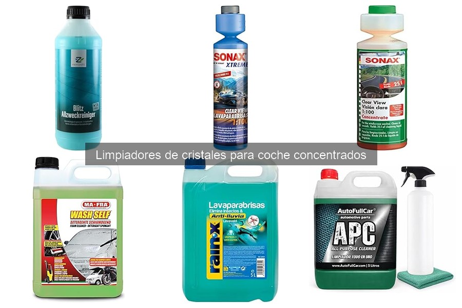 Comparativa: Limpiadores de Cristales Concentrados vs No Concentrados
