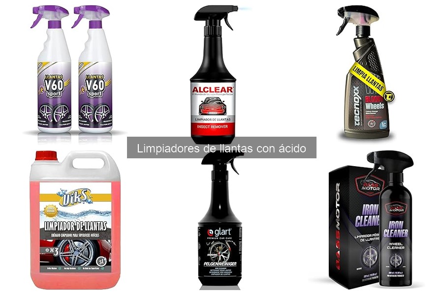Comparativa: Limpiadores de Llantas con Ácido vs Sin Ácido