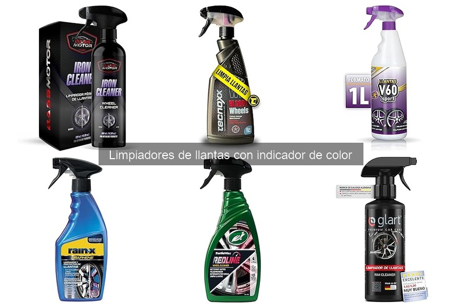 Comparativa: Limpiadores de Llantas con y sin Indicador de Color