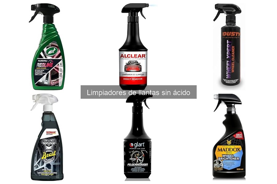 Comparativa: Limpiadores de Llantas Sin Ácido vs Ácidos