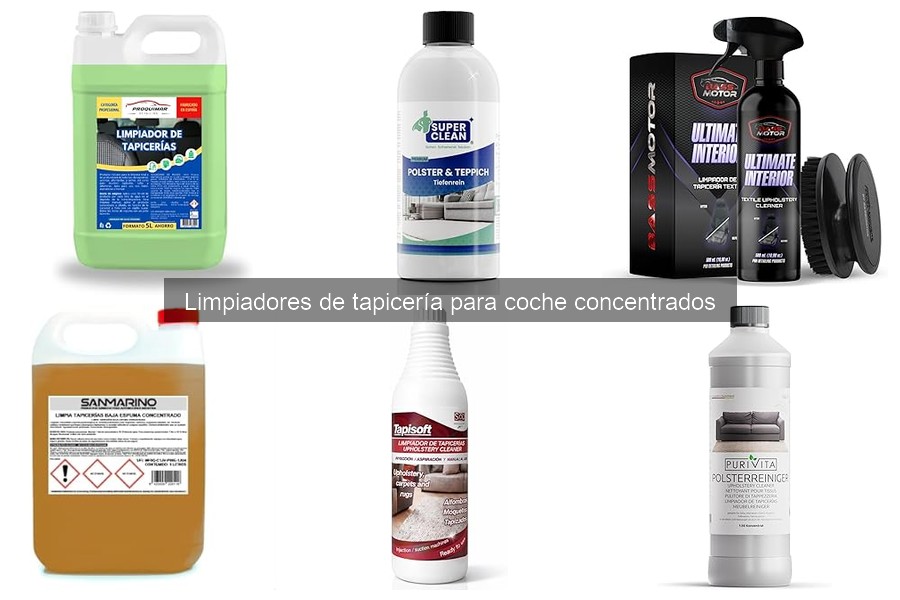 Comparativa: Limpiadores de Tapicería Concentrados vs Listos para Usar
