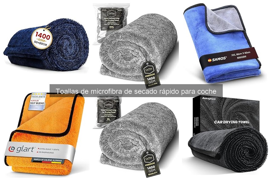Comparativa: Toallas de microfibra vs otros paños para coches