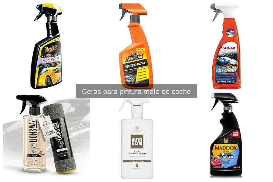 ¿Con qué frecuencia reaplicar cera en pintura mate de coche?