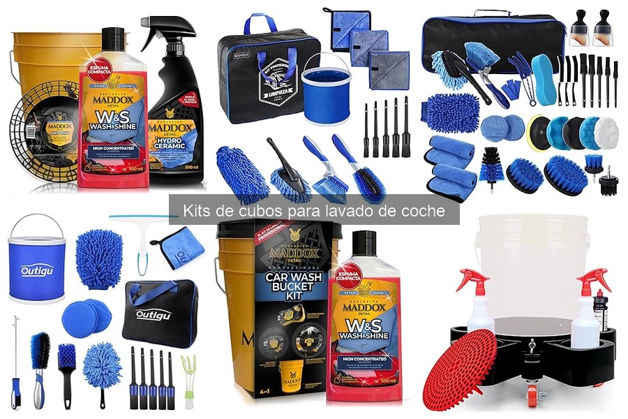 Consejos para el Mantenimiento de Kits de Cubos de Lavado de Coche