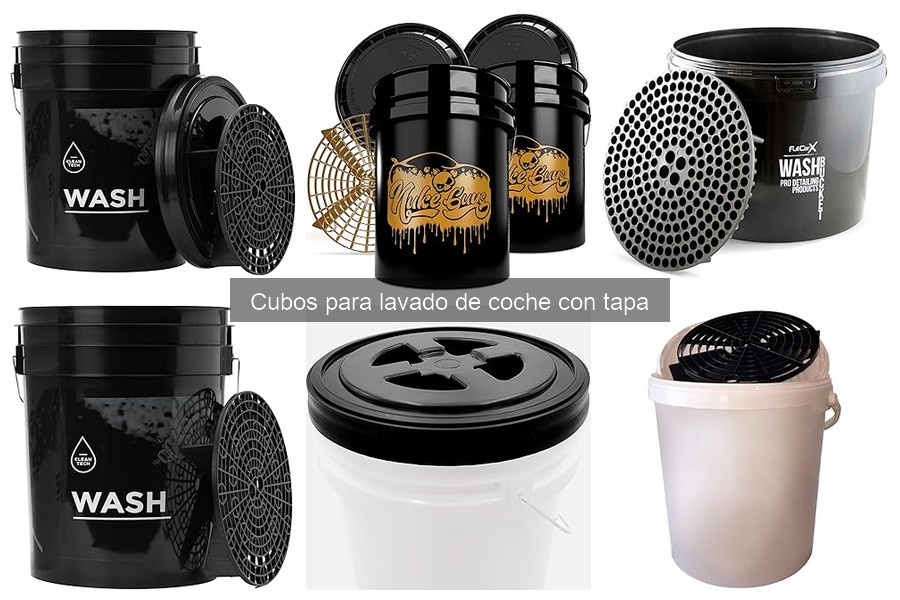 Consejos para Mantener tu Cubo de Lavado de Coche con Tapa