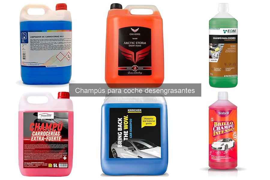 Consejos para Proteger la Pintura al Usar Champús Desengrasantes