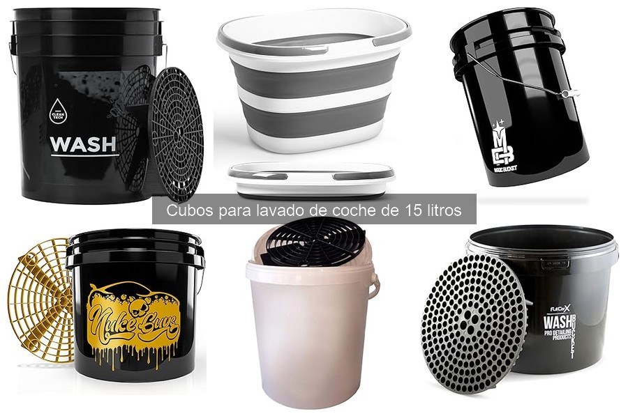 Consejos para usar eficazmente un cubo de 15 litros en el lavado de coche