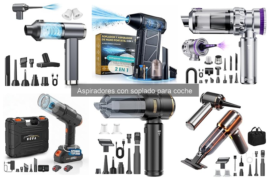 ¿Cuál es el mejor aspirador con soplado para coche?