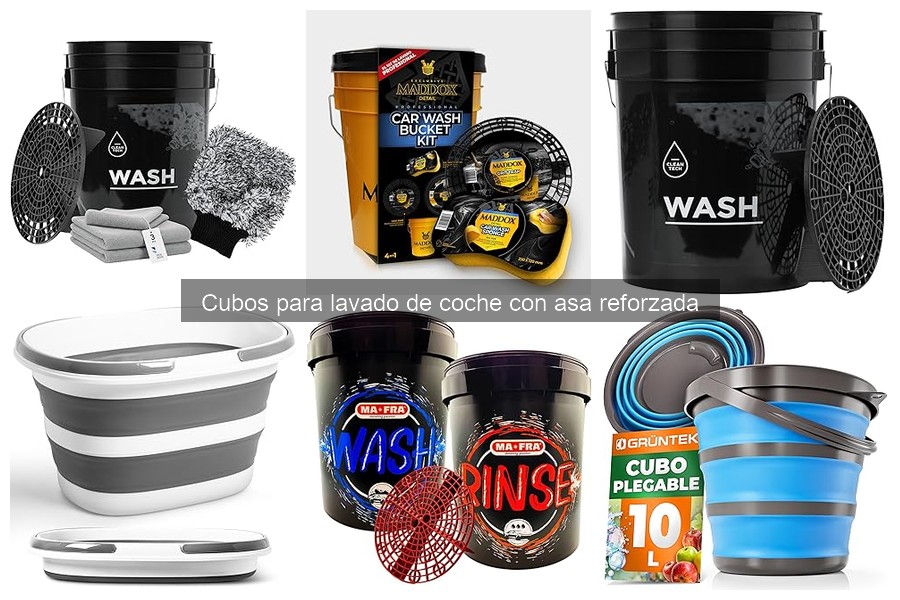 Cubo para lavado de coche con asa reforzada: Beneficios y Características
