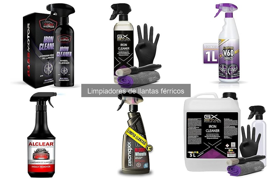 Cuidados para llantas pintadas: uso de limpiadores férricos