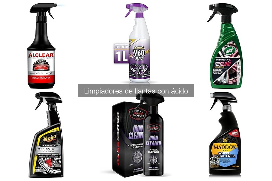 ¿Dañan los limpiadores de llantas con ácido a tus llantas?