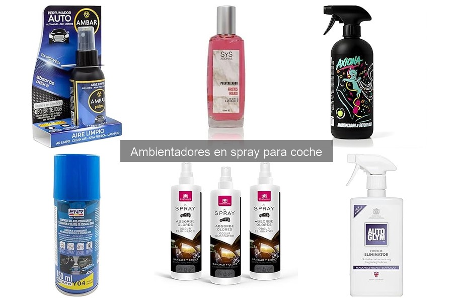 Dónde comprar ambientadores en spray para coches fácilmente