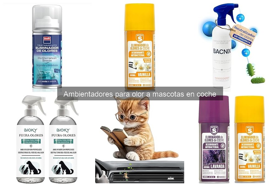 Dónde comprar ambientadores para coche con olor a mascotas