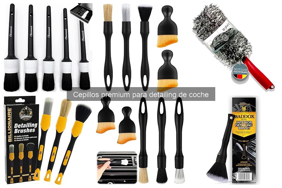 Dónde Comprar Cepillos Premium para Detailing de Coche