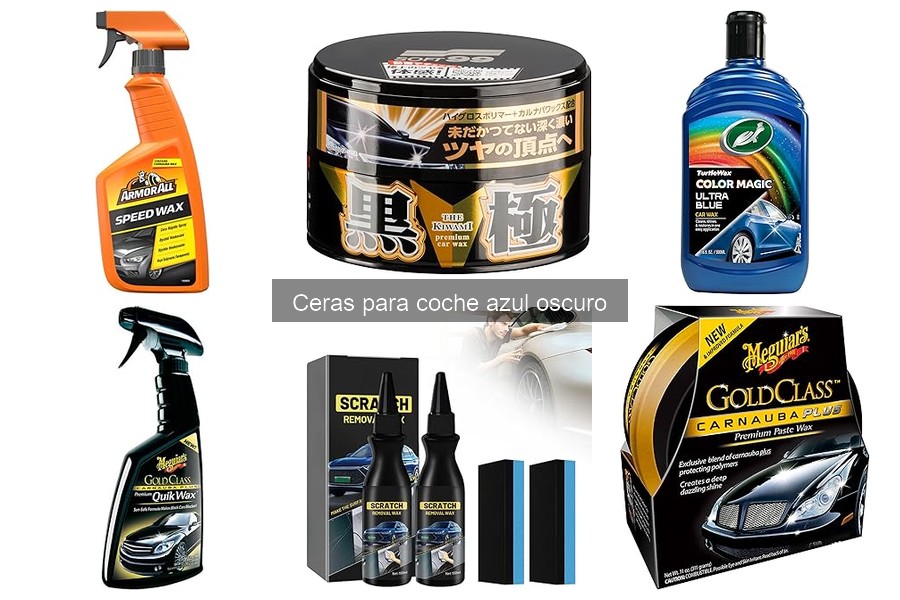 Dónde comprar cera para coche azul oscuro: mejores opciones