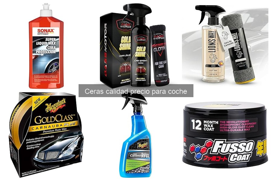 Dónde comprar ceras calidad precio para coche con envío gratis