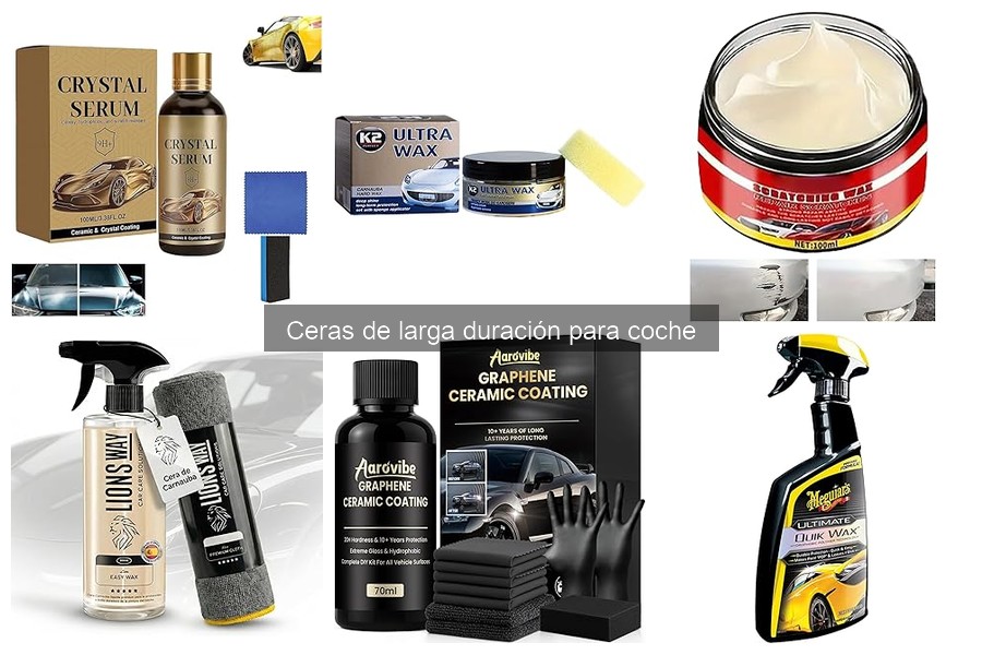 Dónde comprar ceras de larga duración para coche