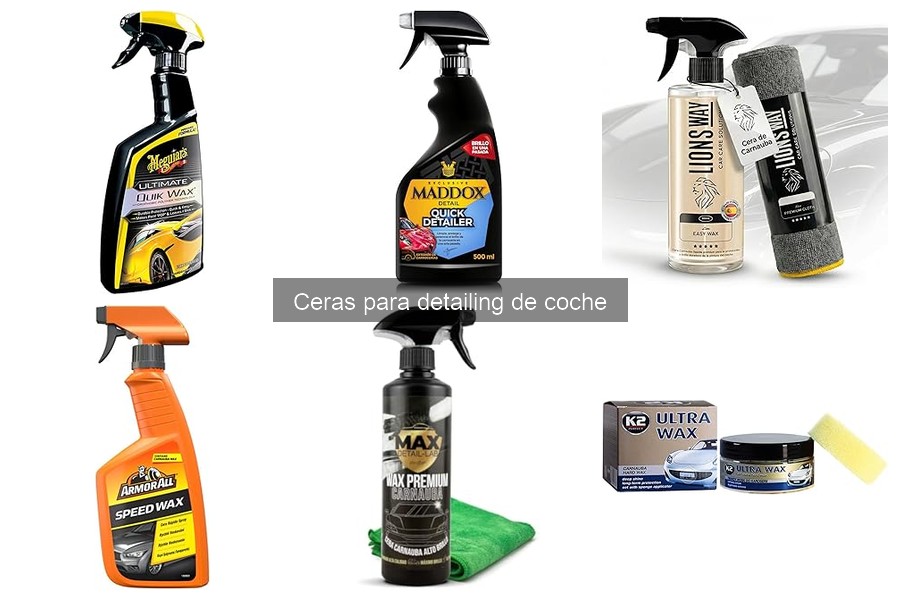 Dónde comprar ceras para detailing de coche: precios y ofertas