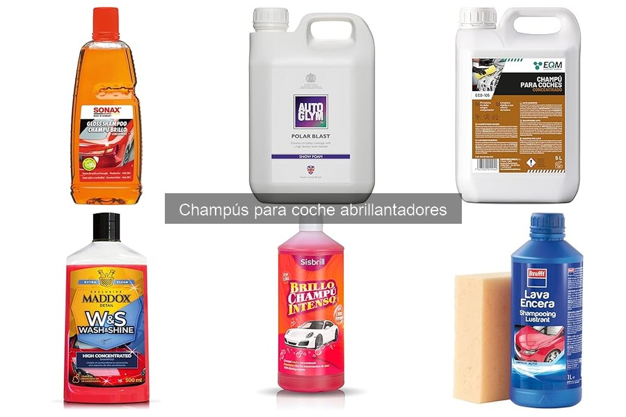 Dónde comprar champús abrillantadores para coches a buen precio