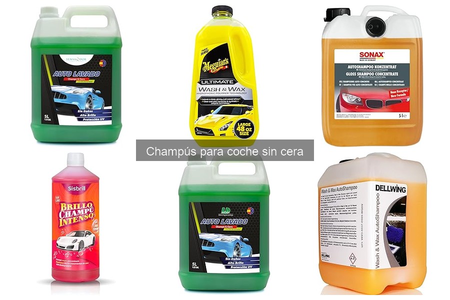 Dónde comprar champús para coche sin cera: opciones fiables