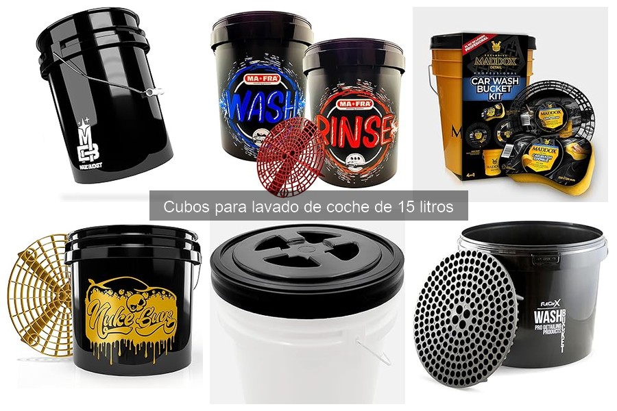 Dónde comprar cubos de 15 litros para lavar el coche