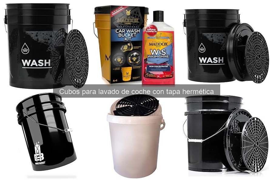 Dónde comprar cubos herméticos para lavado de coche al mejor precio