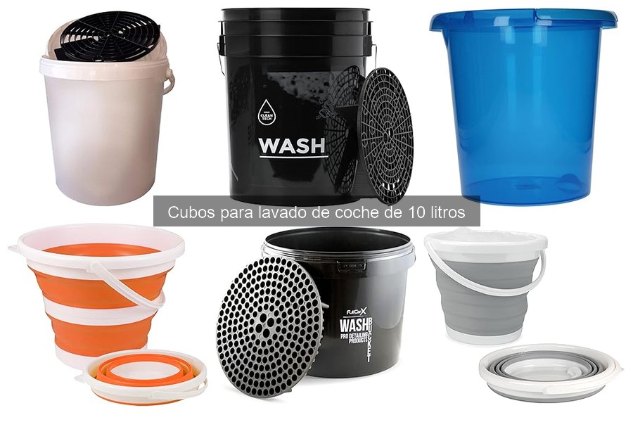 Dónde comprar cubos para lavado de coche de 10 litros