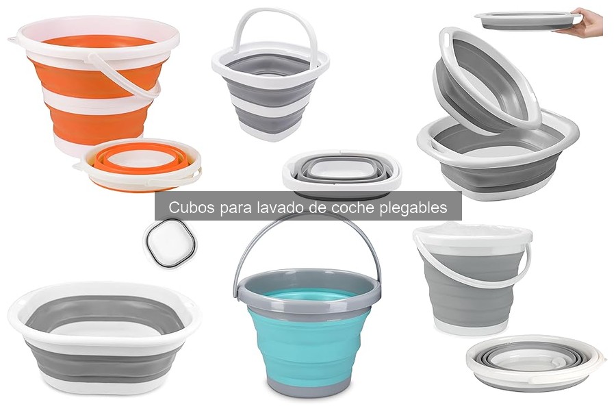 Dónde comprar cubos plegables para lavado de coche fácilmente