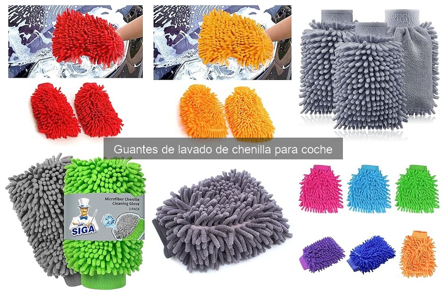 Dónde comprar guantes de lavado de chenilla para coche