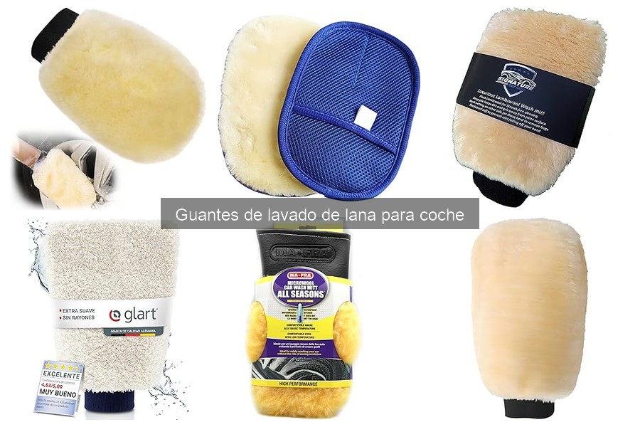 Dónde comprar guantes de lavado de lana para coche