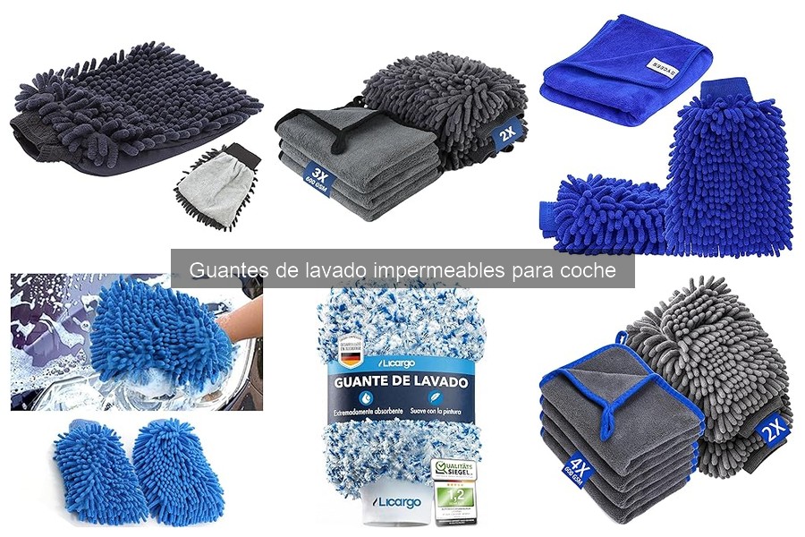 Dónde comprar guantes de lavado impermeables para coche