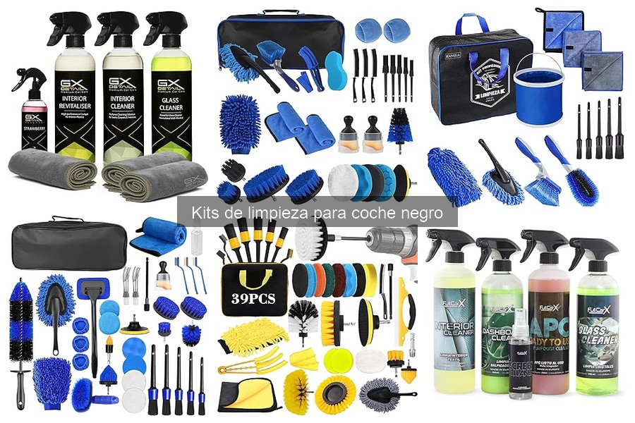 Dónde comprar kits de limpieza para coche negro en línea