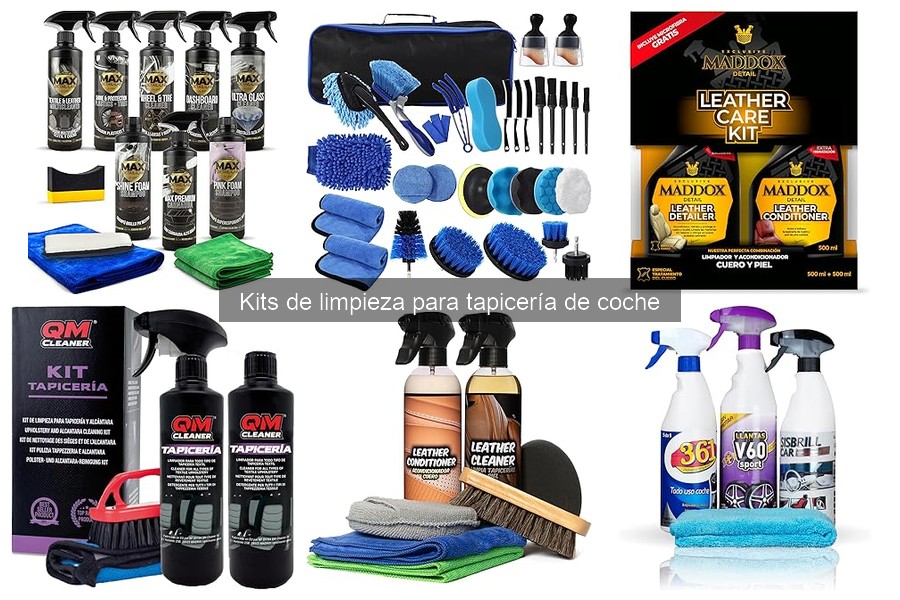 Dónde comprar kits de limpieza para tapicería de coche