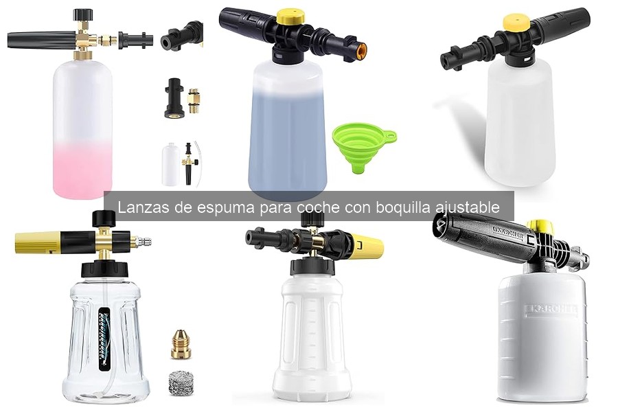 Dónde comprar lanza de espuma para coche con boquilla ajustable
