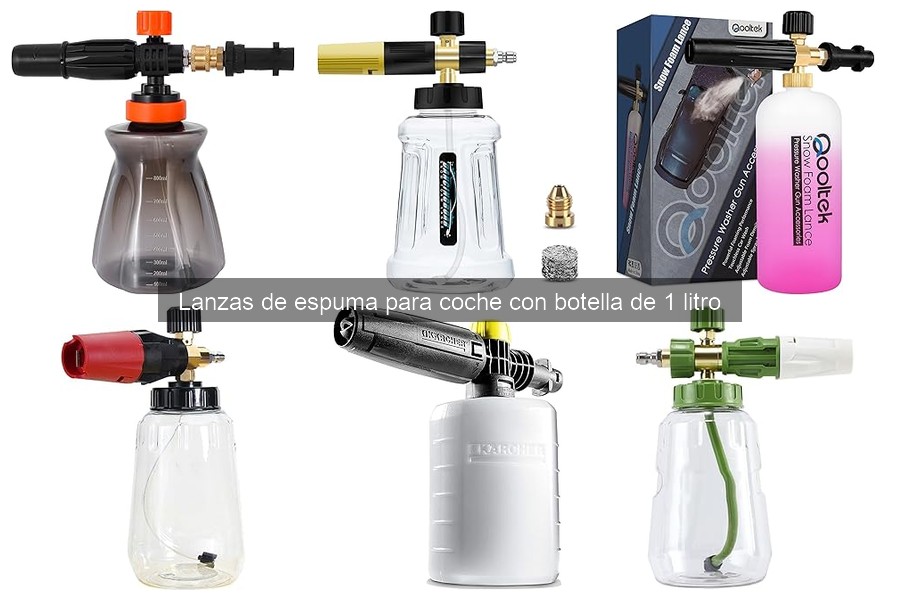 Dónde comprar lanzas de espuma para coche a buen precio