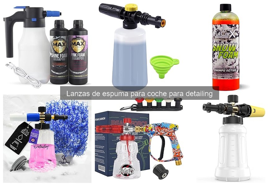 Dónde comprar lanzas de espuma para coche: guía y recomendaciones