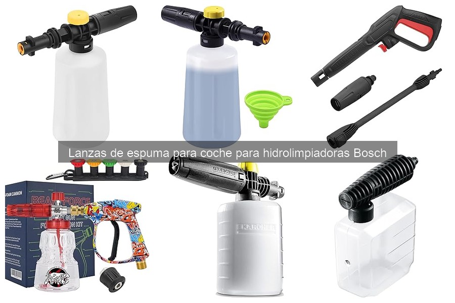 ¿Dónde comprar lanzas de espuma para hidrolimpiadoras Bosch?