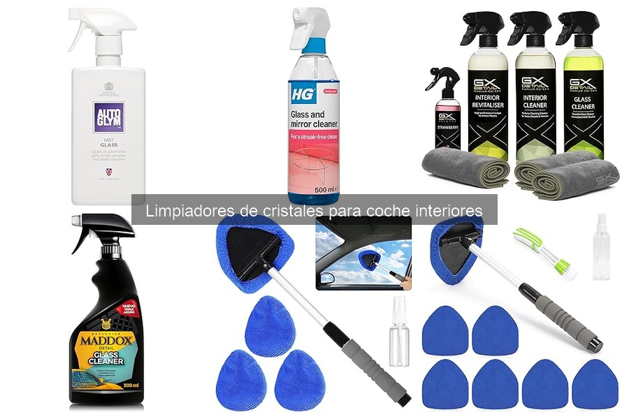 Dónde comprar limpiadores de cristales para coche interiores