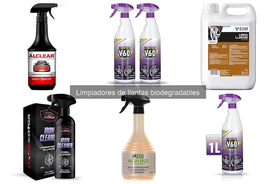 Dónde comprar limpiadores de llantas biodegradables