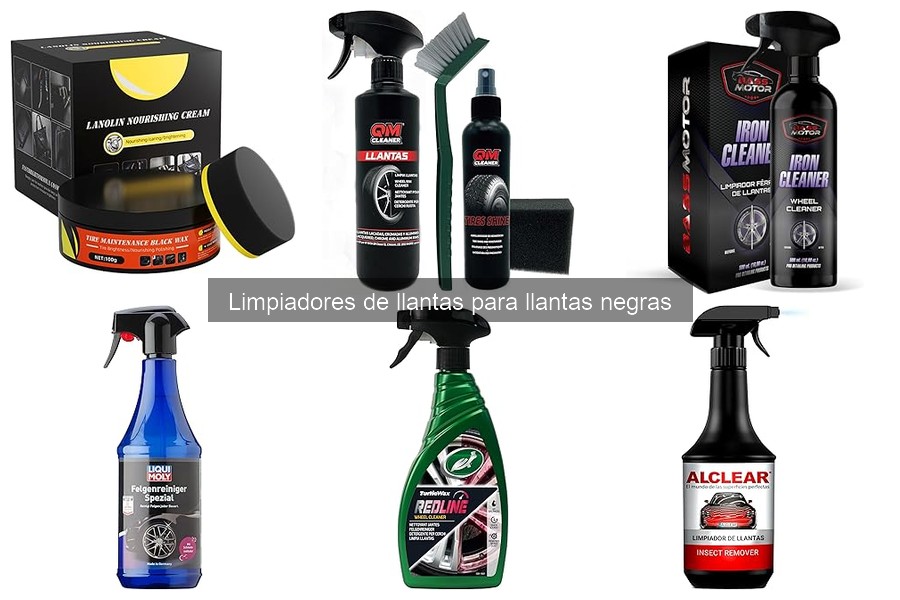 Dónde comprar limpiadores de llantas negras al mejor precio