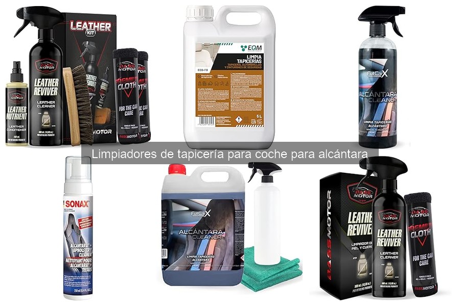 Dónde comprar limpiadores de tapicería de alcántara