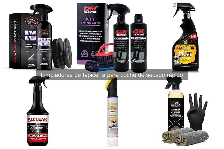 Dónde comprar limpiadores de tapicería de secado rápido