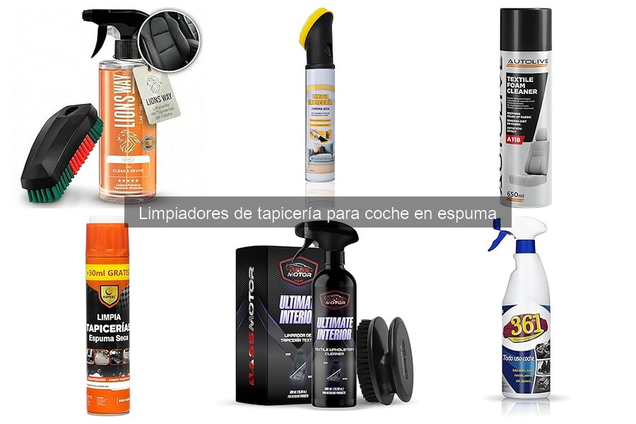 Dónde comprar limpiadores de tapicería en espuma al mejor precio
