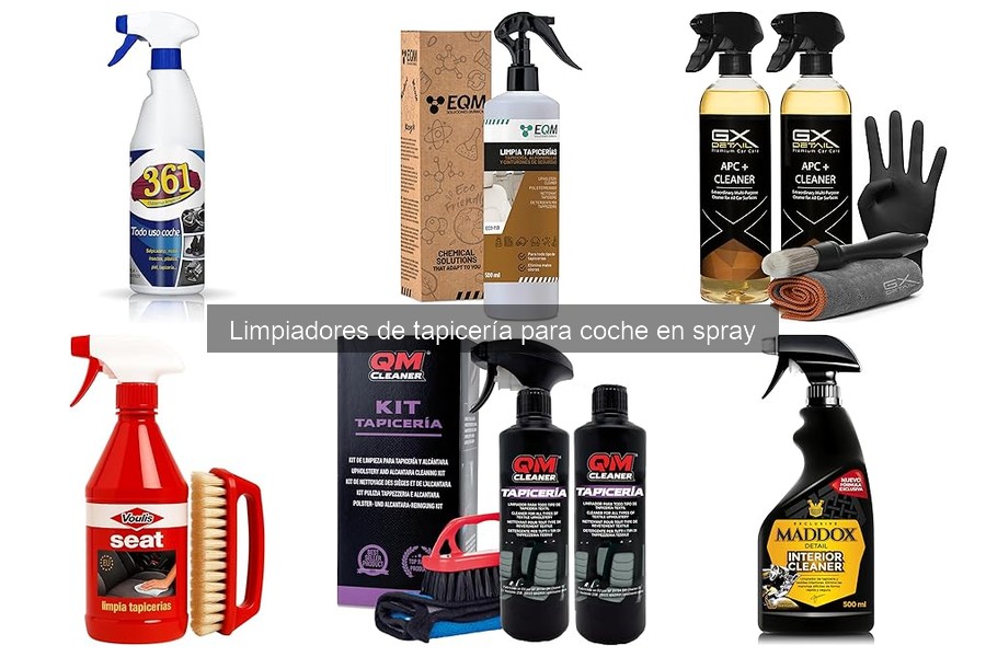 Dónde comprar limpiadores de tapicería en spray a buen precio
