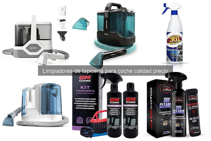 Dónde comprar limpiadores de tapicería para coche y mejores precios