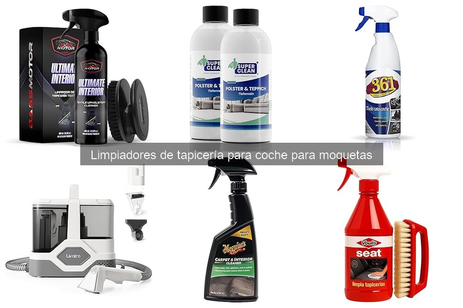 Dónde comprar limpiadores de tapicería para coche
